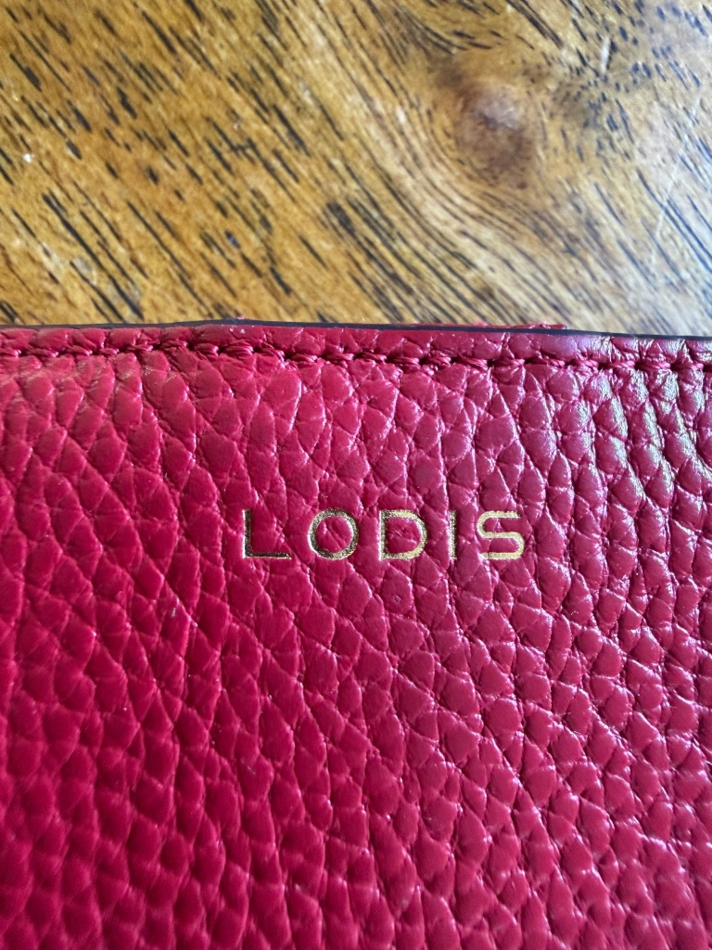 Lodis Snap Wallet Red - Picture 2 of 5